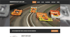 Desktop Screenshot of edmontonslotcarclub.com